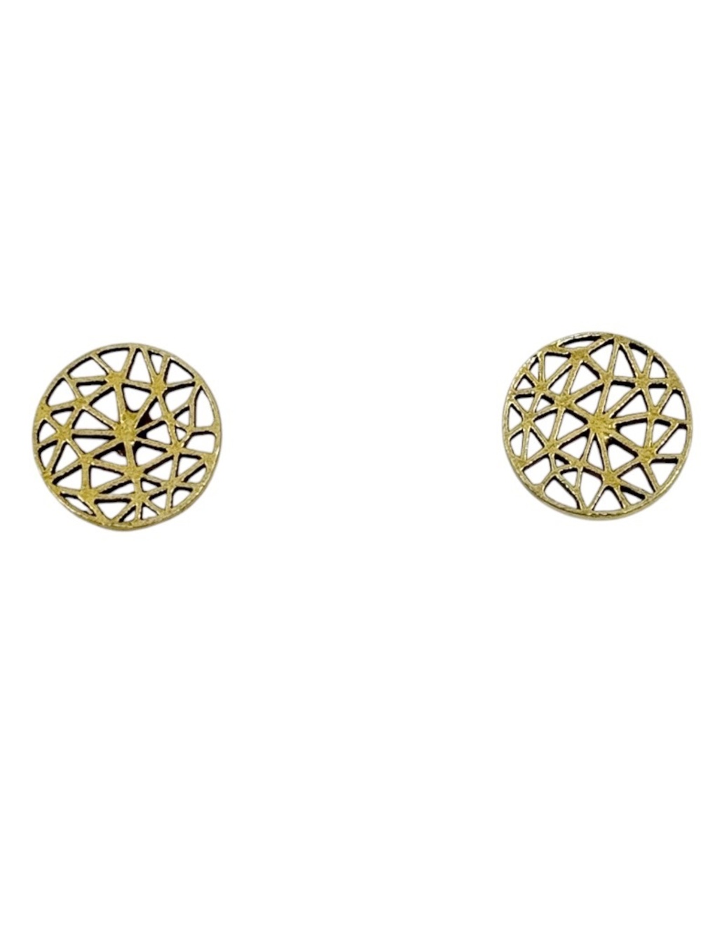 Gold Vermeil sterling silver stud earrings - GM495